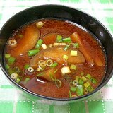 茄子のお味噌汁(赤だし)